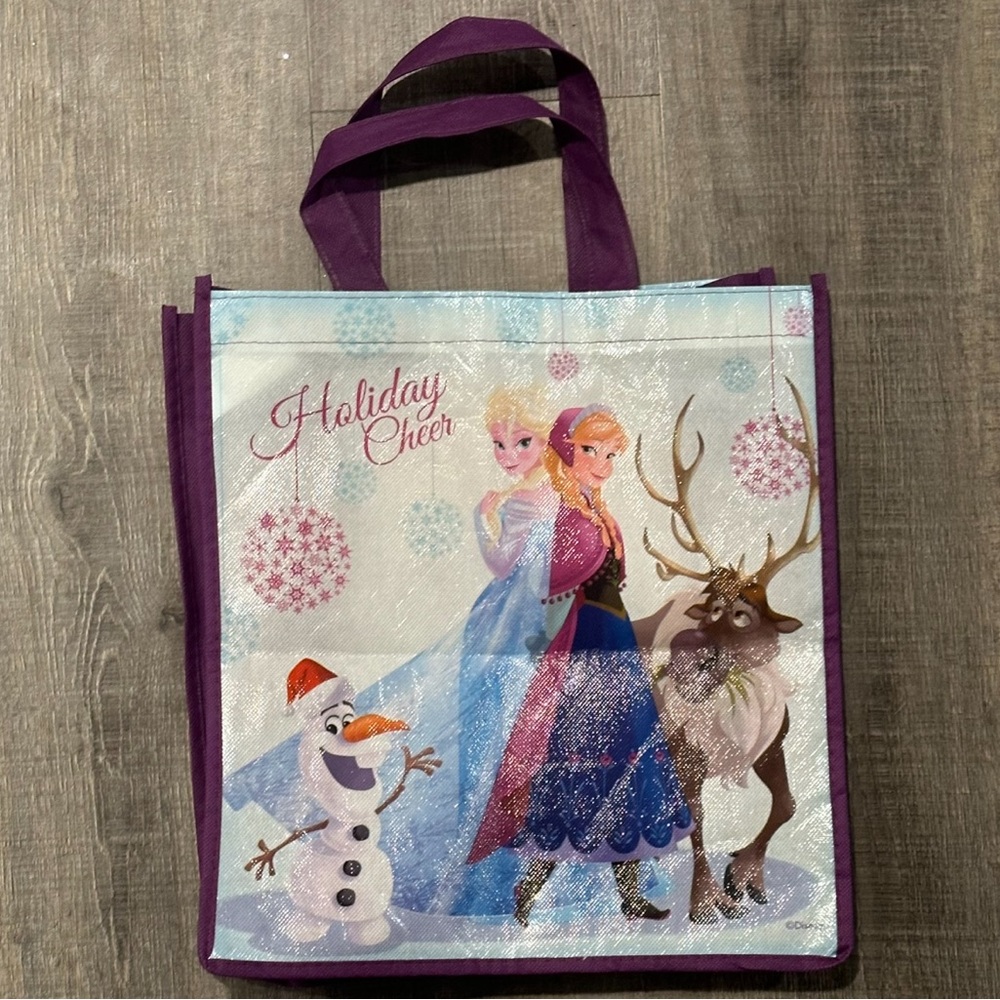 💞 Disney Frozen Christmas “Holiday Cheer” Reusable Tote Bag